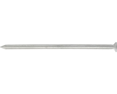 Spik GUNNEBO 125x4,0mm varmförzinkad räfflad 400st Enstaka stålnagel med slätt skaft och försänkt huvud