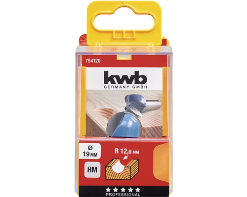 Kantfräs med 19 mm diameter i blisterförpackning