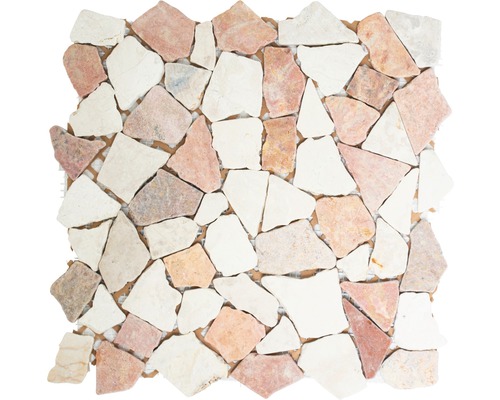 Mosaik natursten CIOT30/1513 30,5x30,5 cm Beige/Cotto Naturstensmosaik