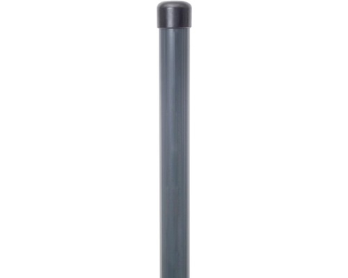 Staketstolpe ALBERTS med lock Ø3,4x122,5cm antracit