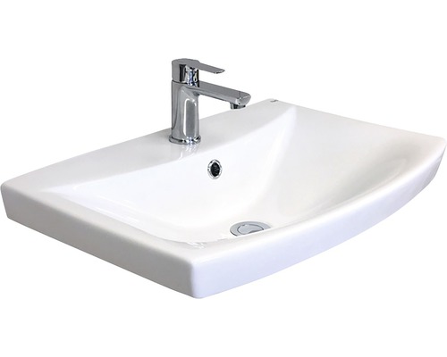 Keramisk tvättställ med blandare