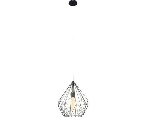 Taklampa EGLO Vintage Carlton svart Taklampa EGLO Vintage Carlton svart
