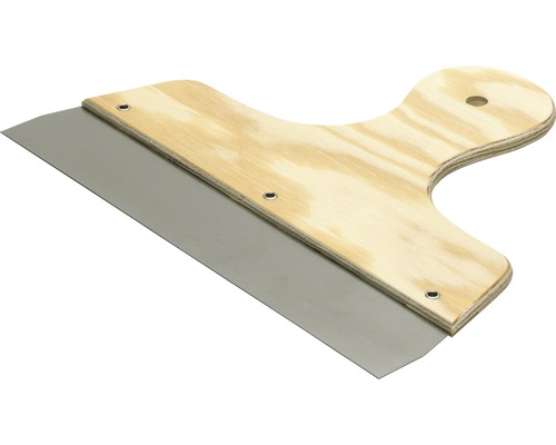 Spackel med trähandtag och metallblad