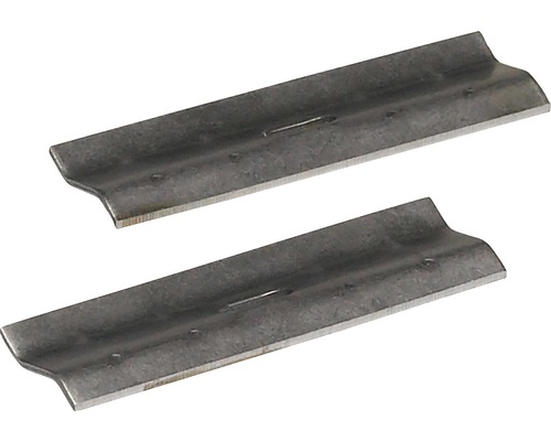 Två metallbeslag för träbearbetning