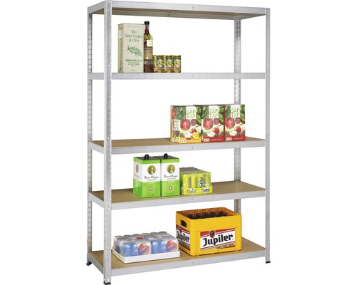 Förvaringshylla AVASCO Strong 175 1760x1200x450mm 5 hyllplan max. 875kg förzinkad Förvaringshylla AVASCO Strong 175 1760x1200x450mm 5 hyllplan max. 875kg förzinkad