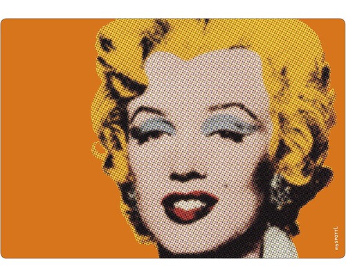 Stänkpanel för kök MYSPOTTI Pop Marilyn Monroe 590x410 mm Myspotti Marilyn Monroe dörrmatta