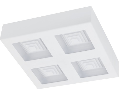 Fyrkantig taklampa med fyra ljuskällor