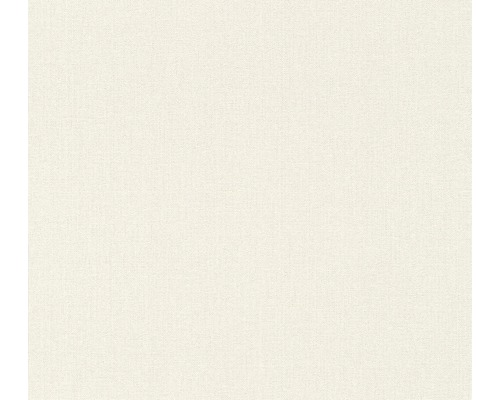 Tapet A.S. CRÉATION enfärgad creme 0,53x10,05m Textiltapet med fin struktur