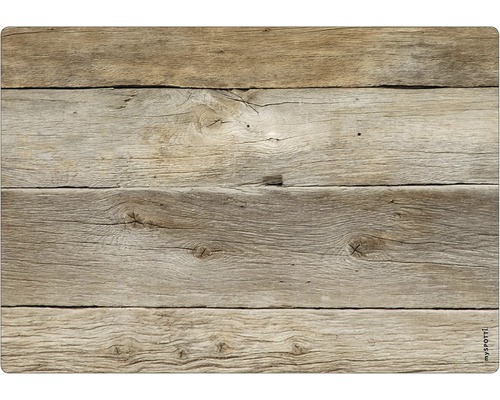 Stänkpanel för kök MYSPOTTI Pop trä träutseende 590x410 mm Träplanka med ådring