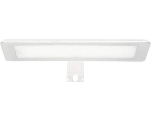 LED-vägglampa med rektangulär design och fäste