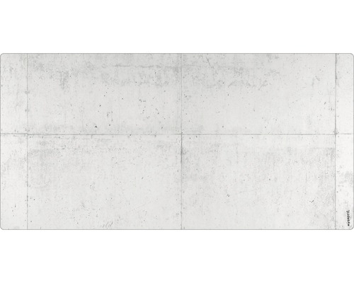 Stänkskydd till badrum MYSPOTTI Aqua grå 900 x 450 mm Betongvägg MySpotTile kakeldekor betonglook