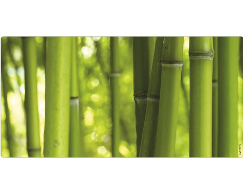 Stänkskydd till badrum MYSPOTTI Aqua grön 900 x 450 mm Bambu