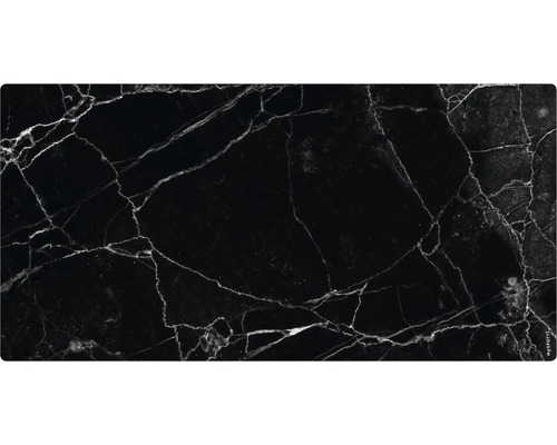 Stänkskydd till badrum MYSPOTTI Aqua svart 900 x 450 mm Marmor black