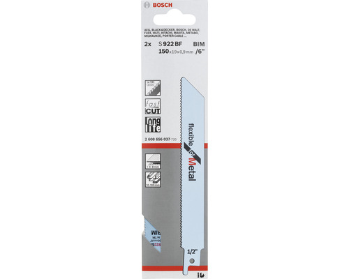Bosch tigersågblad S 922 BF, 2-pack