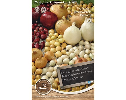 Blandade sättlökar, 75 stycken, för plantering