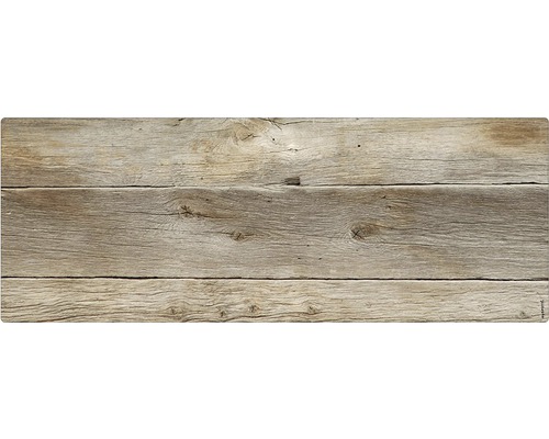 Stänkskydd till badrum MYSPOTTI Aqua brun 1200 x 450 mm Trä Träplanka med ådring
