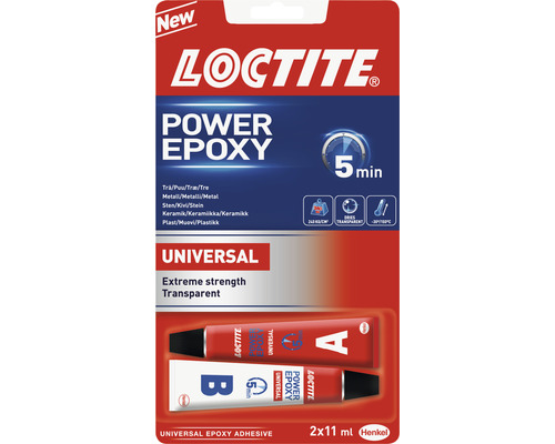 Epoxylim LOCTITE Power Epoxy universallim 2x11ml Loctite Power Epoxy universallim, 2x11 ml förpackning