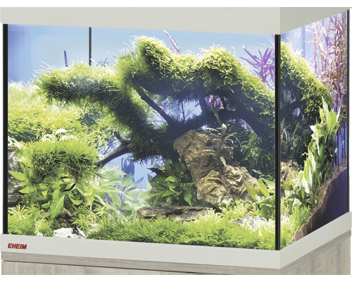 Akvarium EHEIM GB 82 vivalineLED 126 81x36x40cm ca 126L endast med överpanel utan belysning och annan teknik grå ek