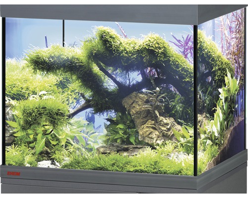 Akvarium EHEIM GB 82 vivalineLED 126 81x36x40cm ca 126L endast med överpanel utan belysning och annan teknik antracit