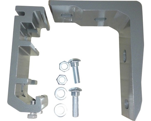 Fästmaterial för solpaneler med skruvar, muttrar och brickor