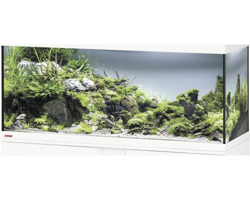 Akvarium EHEIM GB 123 vivalineLED 240 121x41x54cm ca 240L endast med en överpanel utan belysning och annan teknik vit