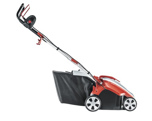 Elektrisk vertikalskärare med uppsamlare för trädgårdsskötsel