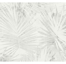 Tapet A.S. CRÉATION Palmblad grå-vit 10,05x0,53cm