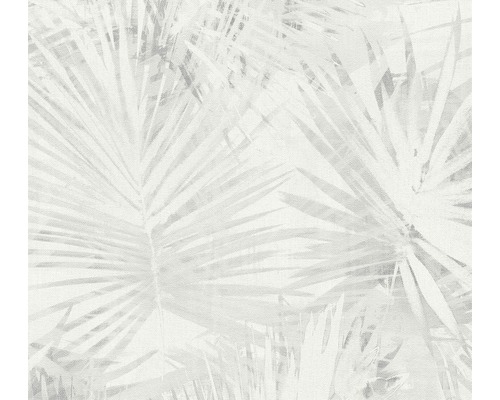 Tapet A.S. CRÉATION Palmblad grå-vit 10,05x0,53cm