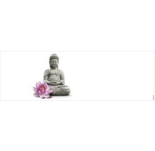Buddha staty med lotusblomma