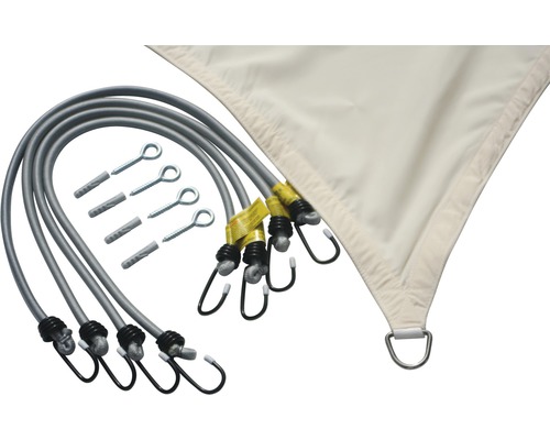 Solsegel med fästmaterial