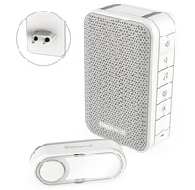 Honeywell Logo trådlös dörrklocka med kontakt och tryckknapp