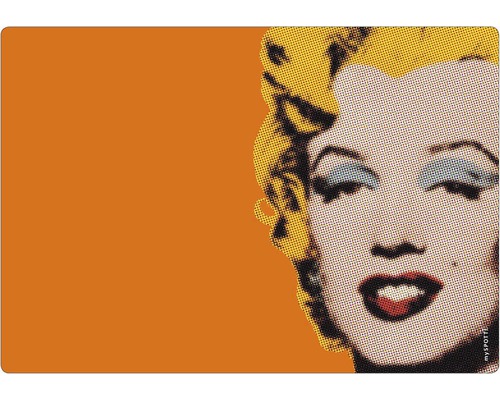 Stänkpanel för kök MYSPOTTI med memoboardfunktion Marilyn Monroe 590x410 mm