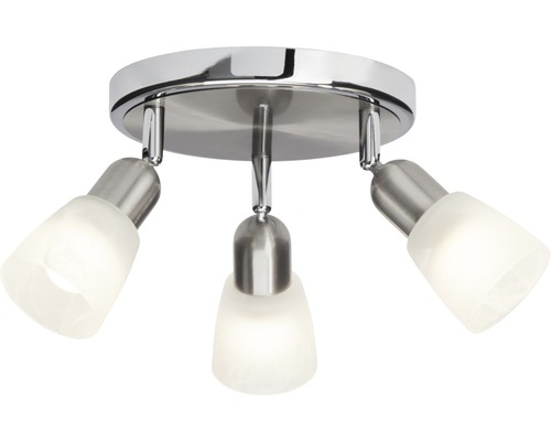 Taklampa med tre spotlights