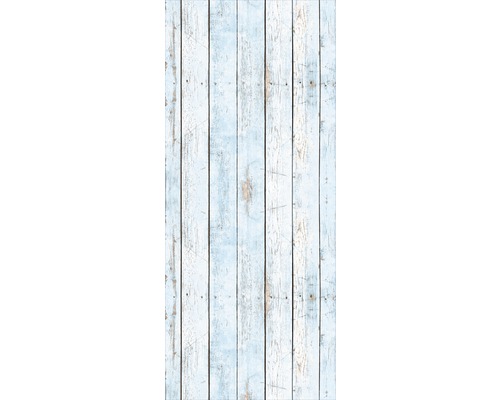 Träpaneler med blå patina för vägg- och takdesign