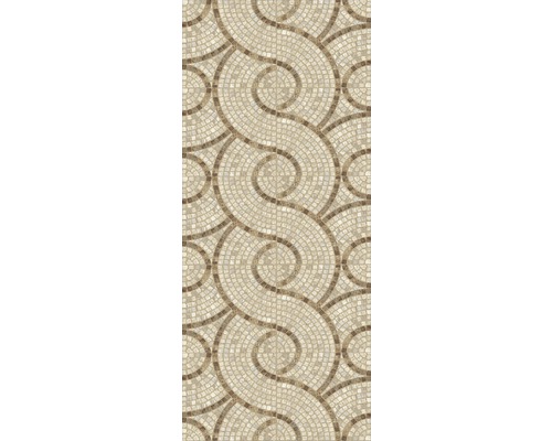 Mosaikplatta med slingrande mönster för vägg och golv