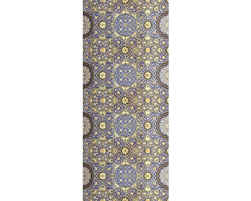 Dekorativt mönster med blom- och geometriska element för väggdesign