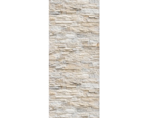 Dekorativ väggbeklädnad med stenutseende.