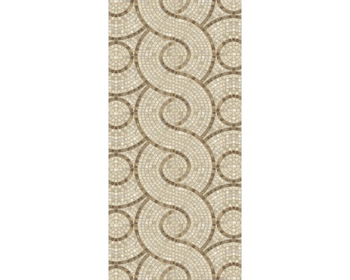 Mosaikplatta med slingrande mönster