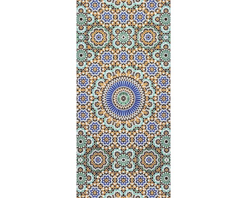 Marockanskt mosaikmönster med geometriska former