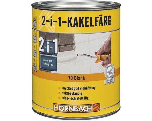 Kakelfärg HORNBACH 70 blank vit 1L