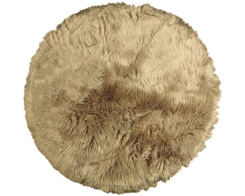 Stolsdyna SOLEVITO fäll syntet taupe Ø 35cm Stolsdyna SOLEVITO fäll syntet taupe Ø 35cm