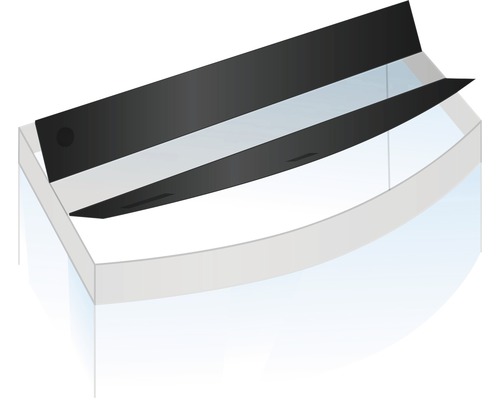 Akvarielock med svart profil