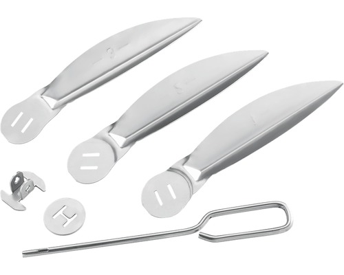 Grillbestickset, bestående av stekspade, verktyg och tillbehör