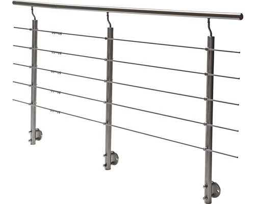 Räcke PERTURA Hestia G-form sido-/ väggmontage 2 m
