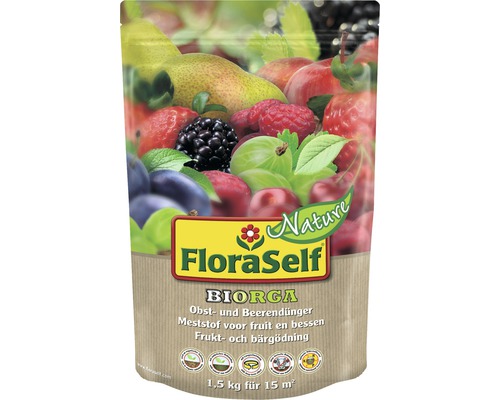 Frukt- och bärgödsel FLORASELF Nature Biorga 1,5kg vegan Frukt- och bärgödsel FLORASELF Nature Biorga 1,5kg vegan