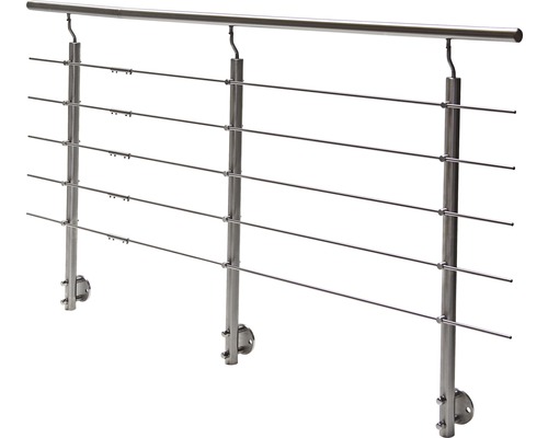 Räcke PERTURA Hestia G-form sido-/ väggmontage 8 m