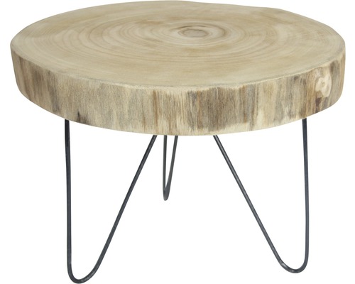 Träpall med metallben