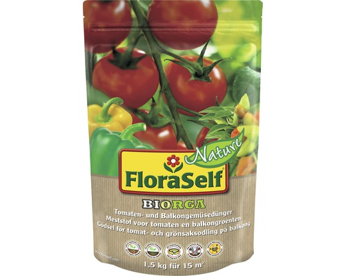 Tomat- och grönsaksgödsel FLORASELF Nature Biorga 1,5kg