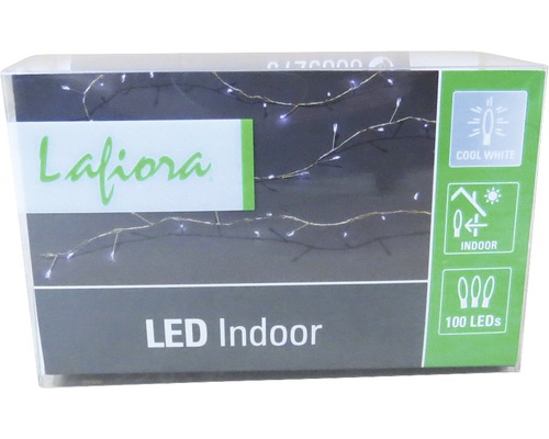 Lafiora LED ljusslinga för inomhusbruk med 100 lysdioder