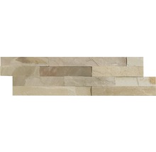 Väggtegel sandsten Teak Wood brun beige 60x15 cm